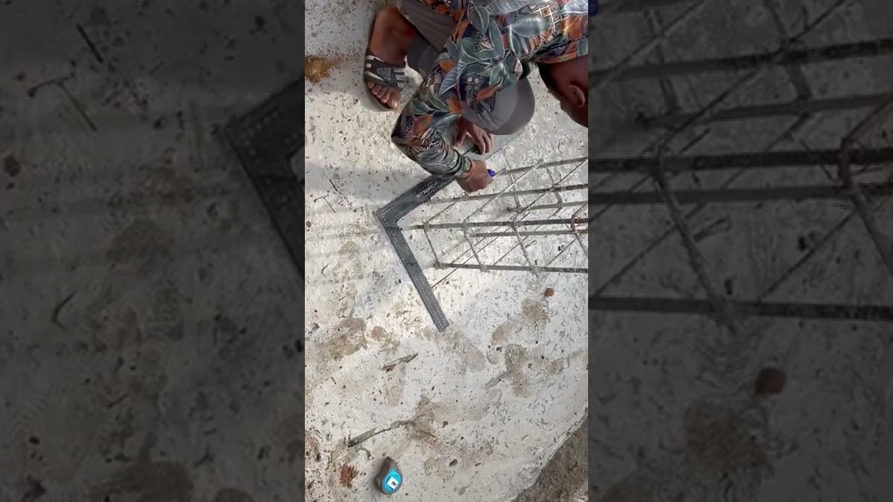 Marking column base kicker -#construction #civilengineering #kicker#building