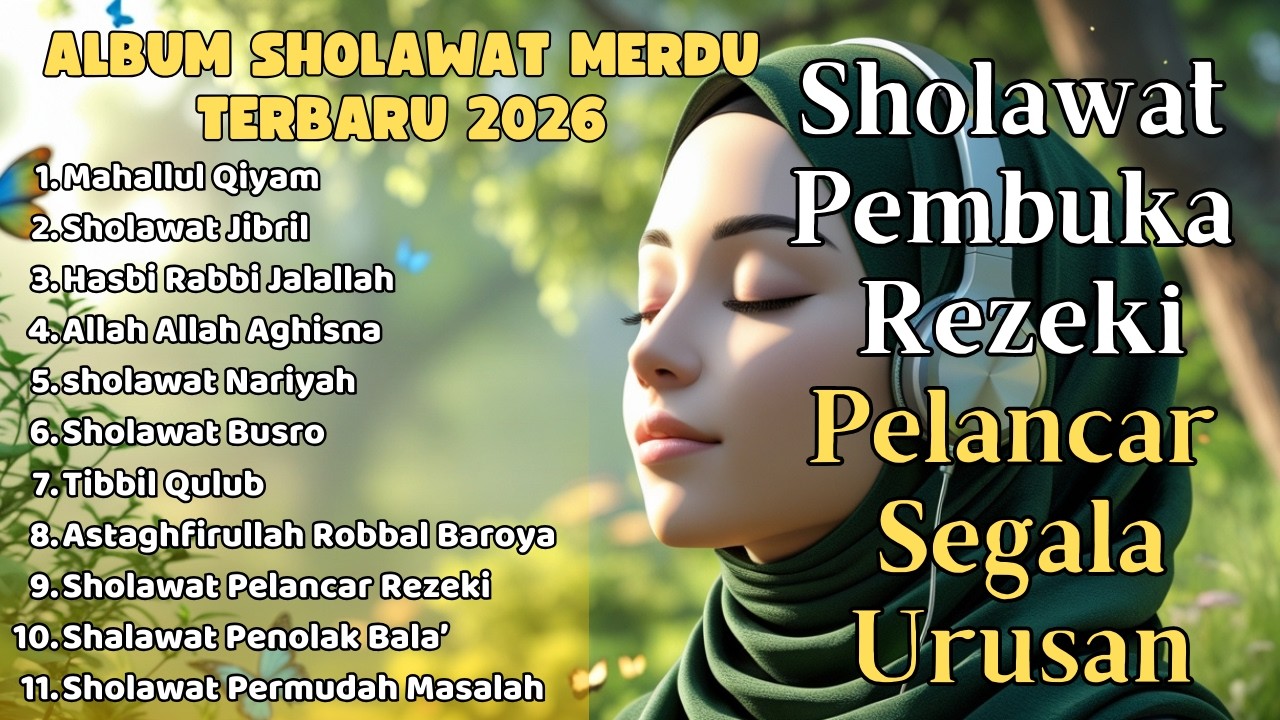 SHOLAWAT JIBRIL PEMBUKA PINTU REZEKI Bismillahirrahmanirrahim SHOLAWAT NABI MERDU TERBARU 2026