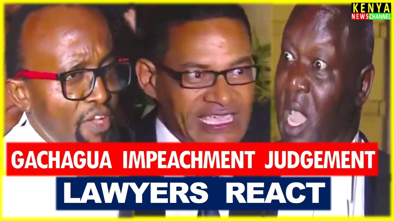 Lawyers almost FIGHT outside Court after Gachagua impeachment case Judgement