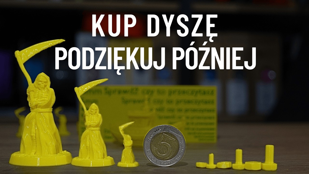 Test dyszy 0.25mm w drukarce 3D - co potrafi, a czego nie