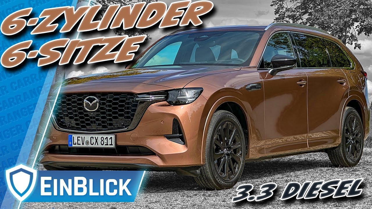 Der BESTE DIESEL? Mazda CX-80 3.3D - Viele Tasten & viel Hubraum! Macht das 2024 noch Sinn?