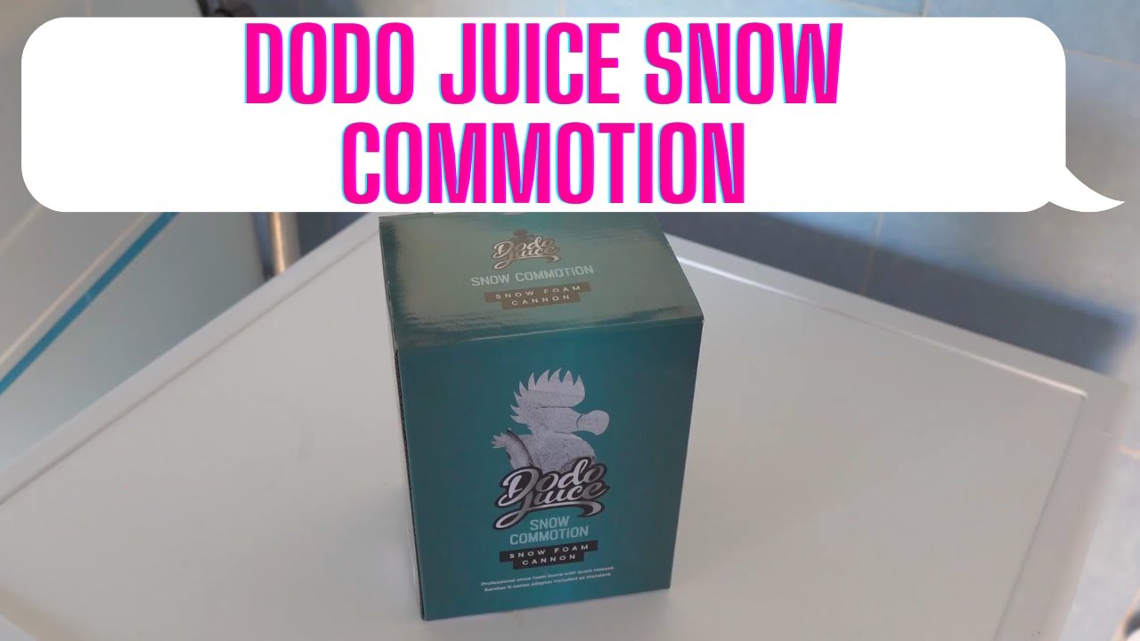 Dodo Juice Snow Commotion (foam cannon) test