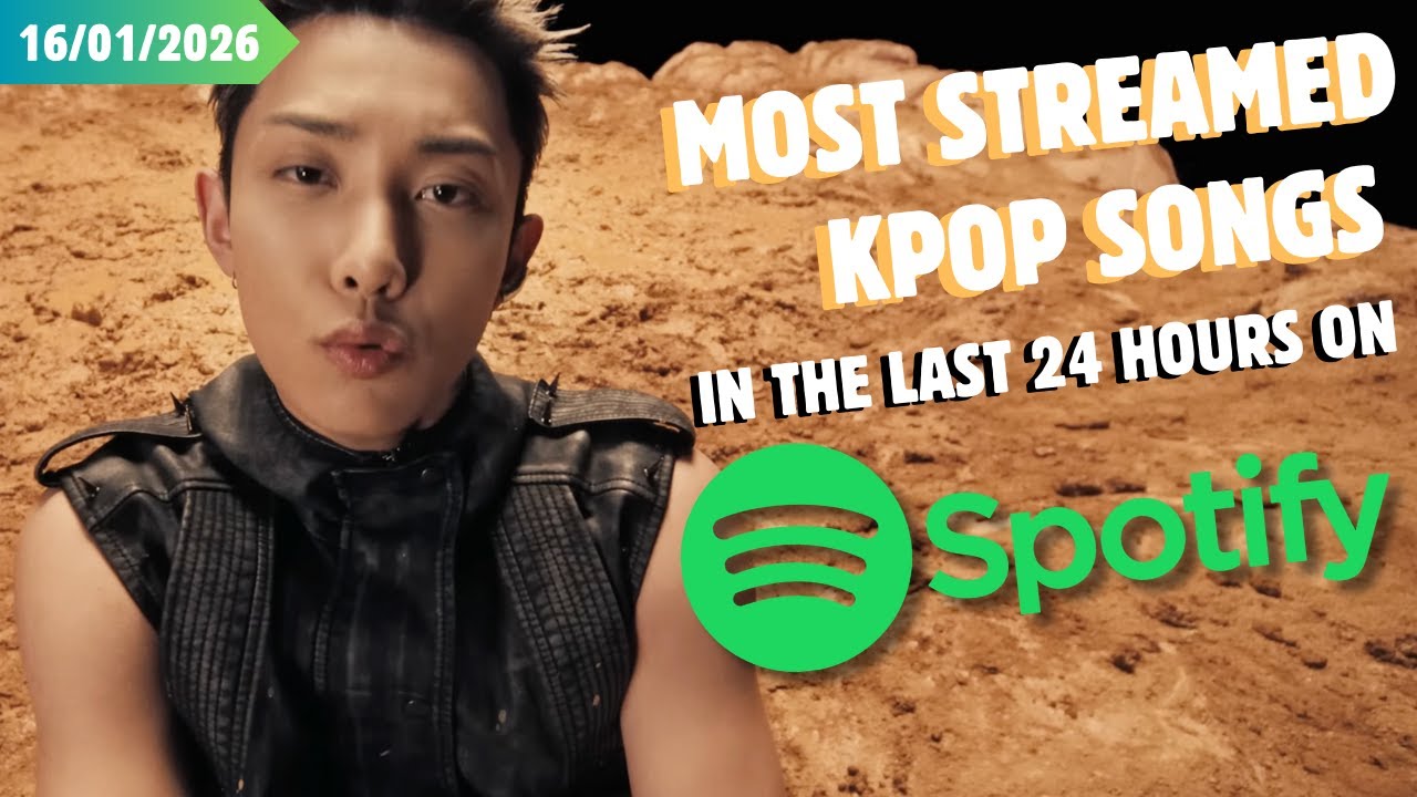 [TOP 30] MOST STREAMED KPOP SONGS ON SPOTIFY IN THE LAST 24 HOURS | 16 JAN 2026