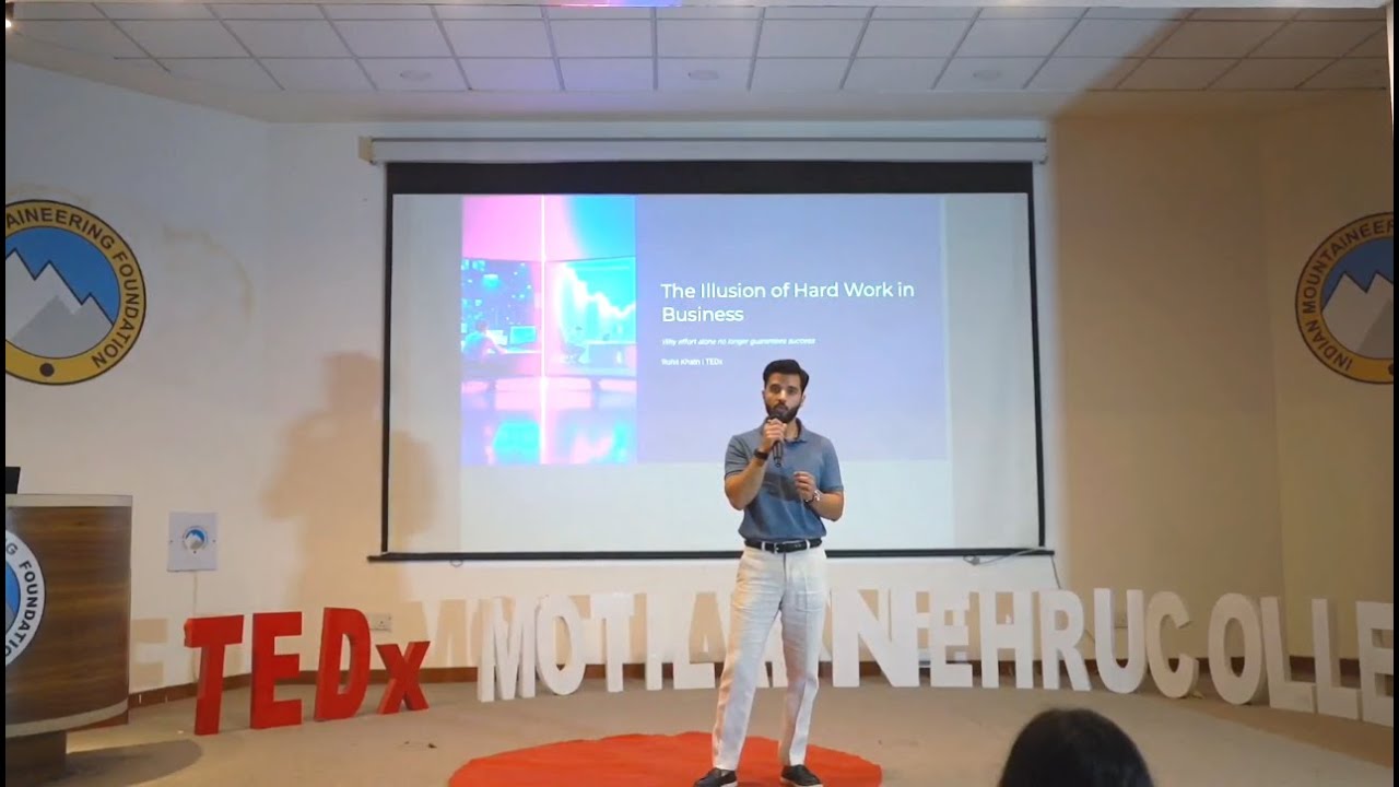 The Illusion of Hard Work -Why Hustle Alone No Longer Works | Rohit Khatri | TEDxMotilalNehruCollege
