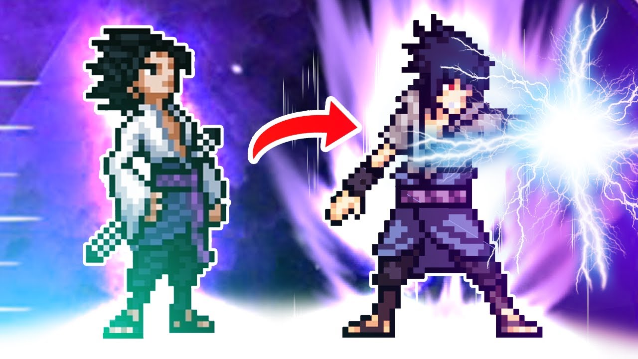 A CADA LUTA O SASUKE EVOLUI NO MUGEN!