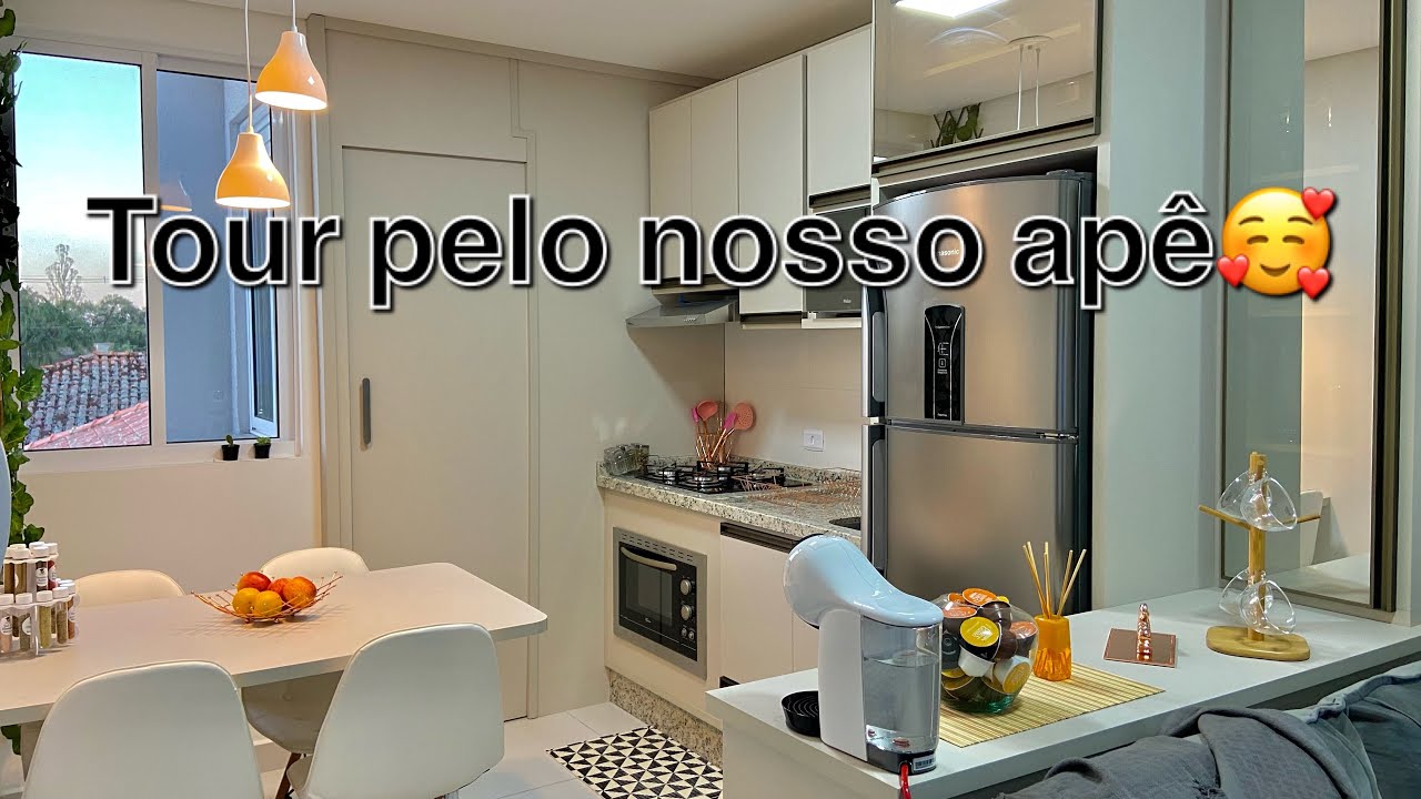 TOUR PELO NOSSO APARTAMENTO!❤️ 40m2🥰