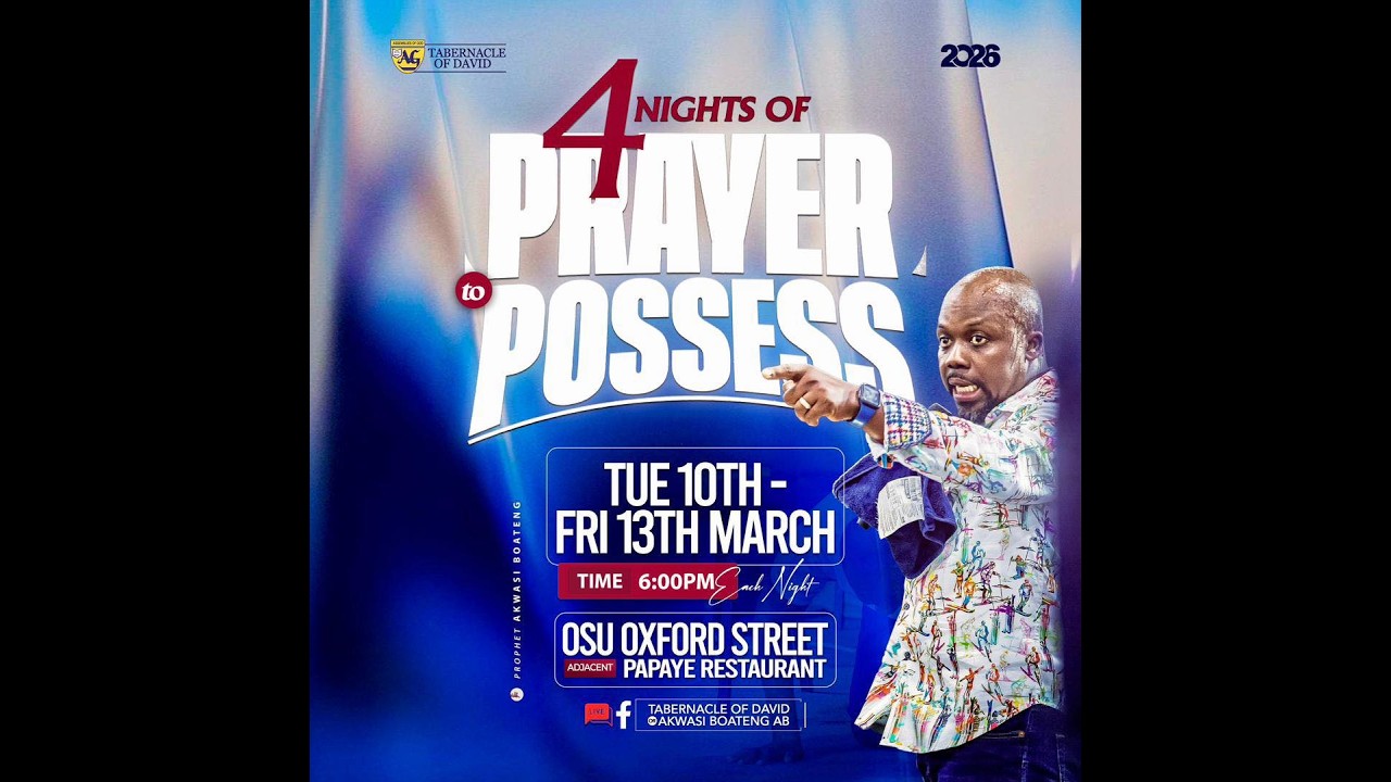 4 NIGHTS OF PRAYER TO POSSESS - DAY 3