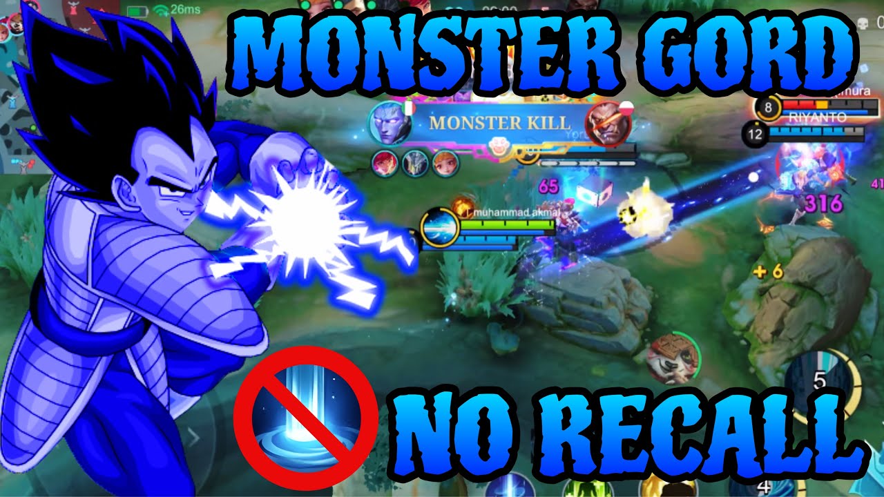 GORD ANTI BALIK DI BASE (NO RE CALL)🔥 TOP GLOBAL GORD CARRY INTENSE GAMEPLAY!!  MOBILE LEGENDS