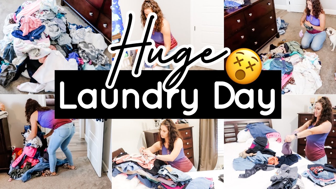 HUGE LAUNDRY DAY || DO LAUNDRY WITH ME || LAUNDRY MOTIVATION || FITBUSYBEE