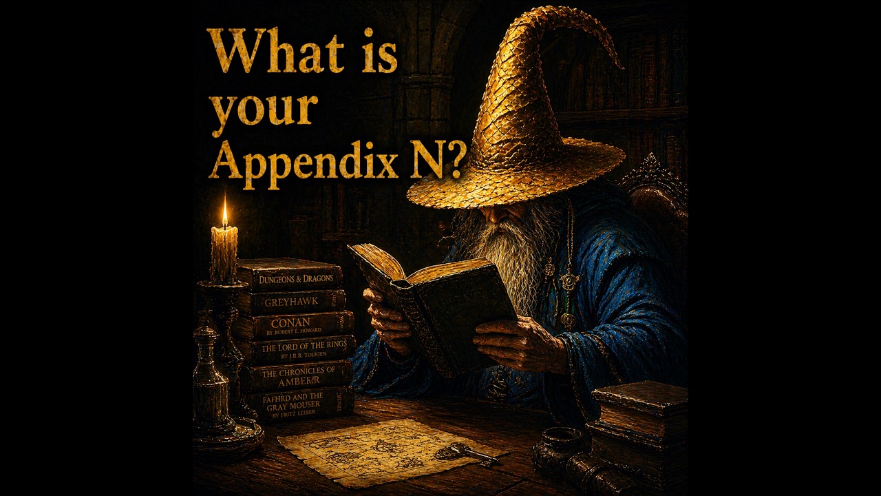 The Game Master as Game Designer - What is your Appendix N?