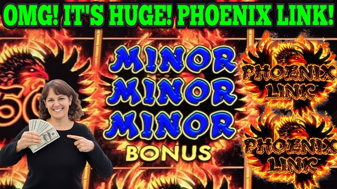 О боже! Огромный выигрыш! Тройной малый выигрыш на слоте Phoenix Link | Слоты Лас-Вегаса