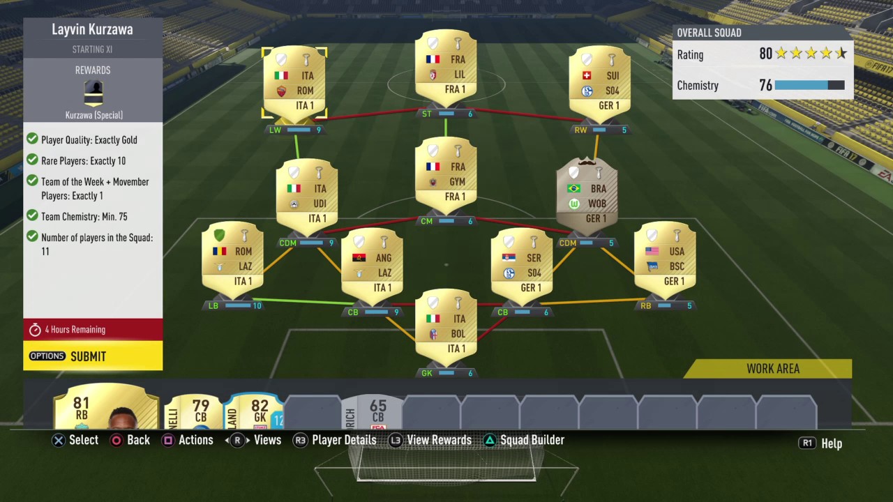 FIFA 17-KURZAWA FUTMAS SBC CHEAPEST WAY /30K