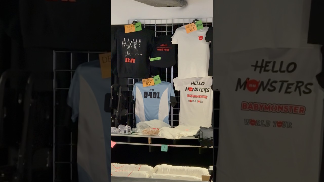 BabyMonster Tour Merch 😈#babymonster #ahyeon #ruka #rora #rami #asa #pharita #chiquita