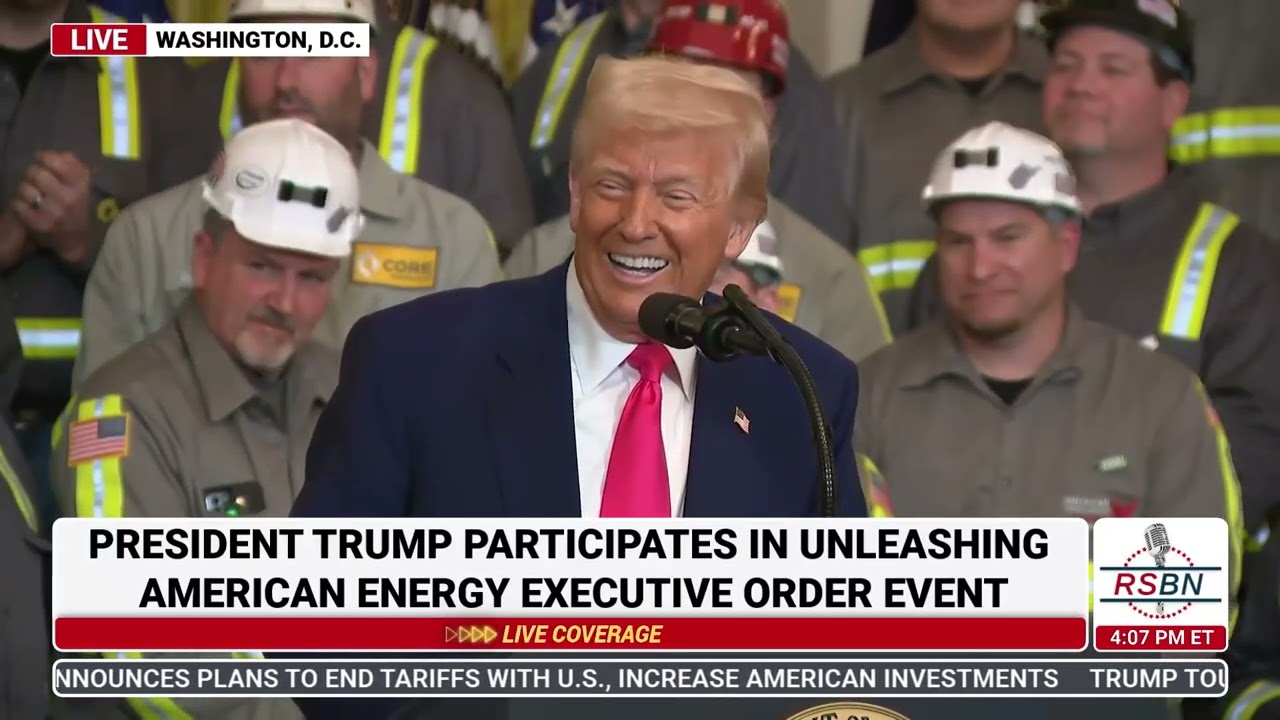 FULL SPEECH: Pres. Trump Participates in Unleashing American Energy Executive Order Event - 4/8/25