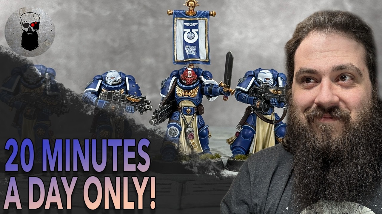 35 Days to Paint 5 Models?! The 20 Minutes A Day Project