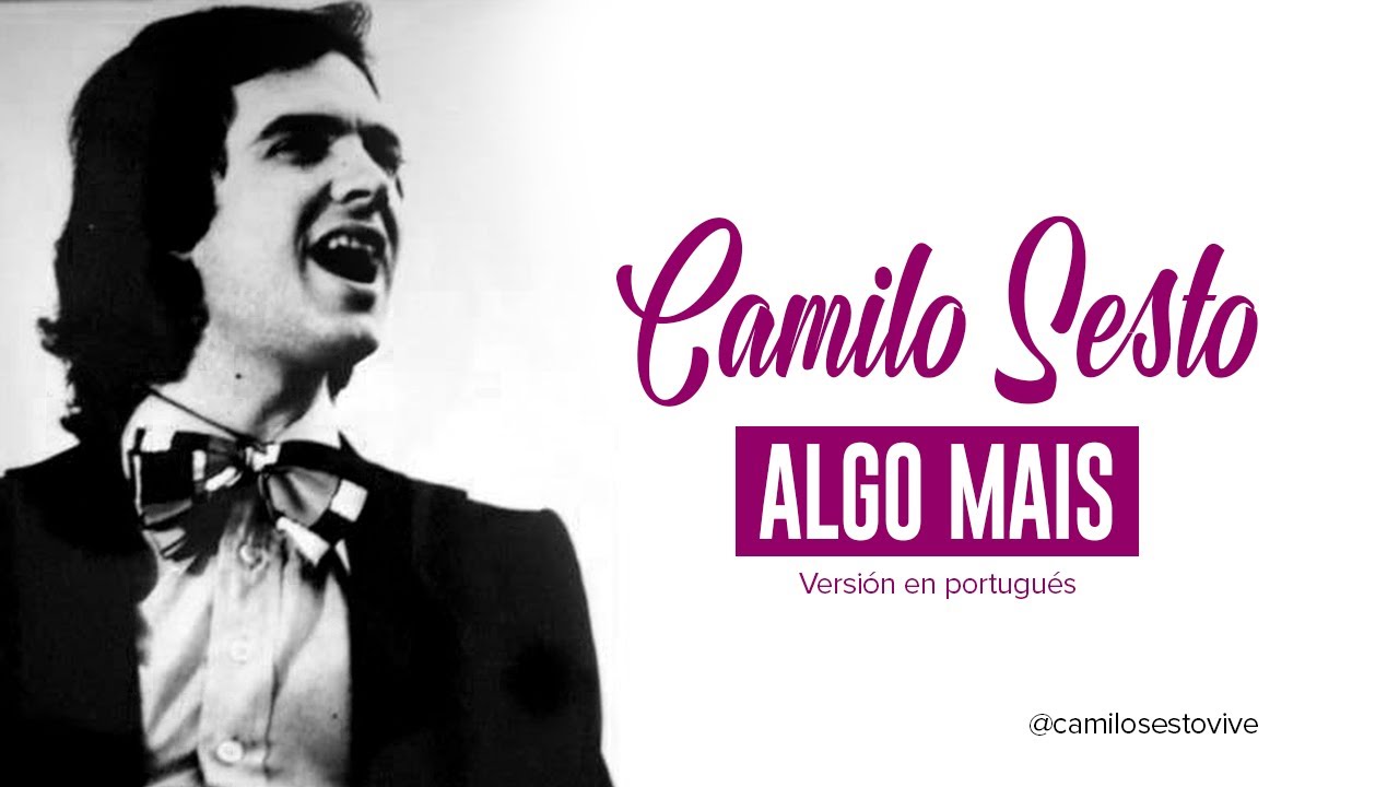 Camilo Sesto - Algo mais (portugués voice isolated)