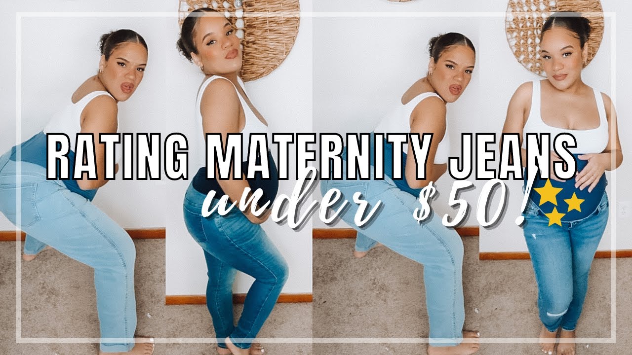 RATING MATERNITY JEANS | H&M, Motherhood, Amazon & more!