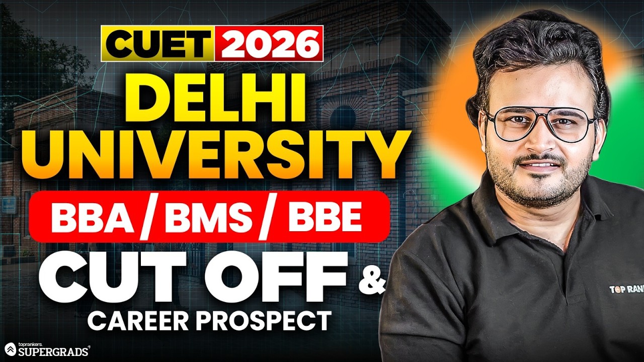 CUET 2026 | Delhi University Management Courses Cut Off 😱 | DU BBA/BMS/BBE Courses Cut Off 2026