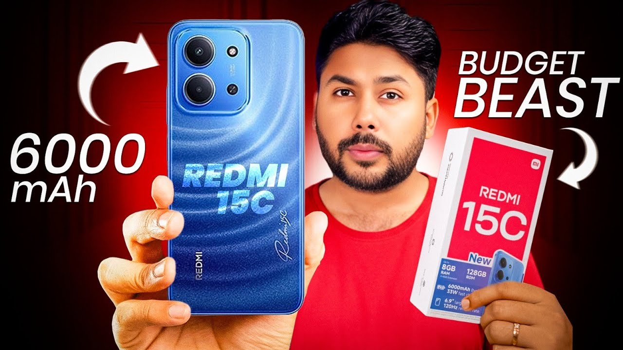 Redmi 15C Unboxing & First Look 🔥 Budget Beast 2025?
