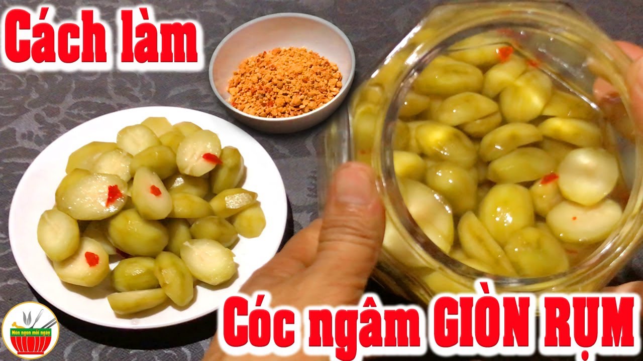CÓC NGÂM CHUA NGỌT - Cách làm Cóc Ngâm Chua Ngọt - giòn rụm ăn là ghiền | Mon ngon moi ngay