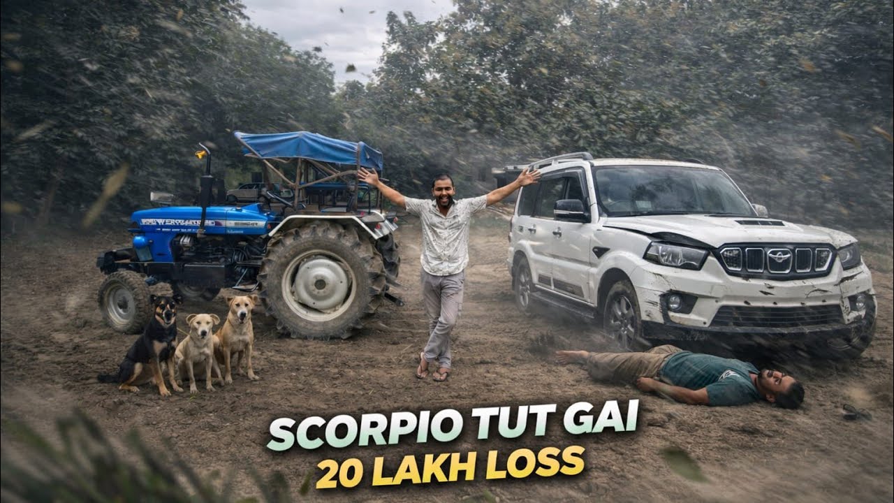 SCORPIO CLASSIC vs TRACTOR! 🚜 कीचड़ में असली OFF-ROAD CHALLENGE! 🔥