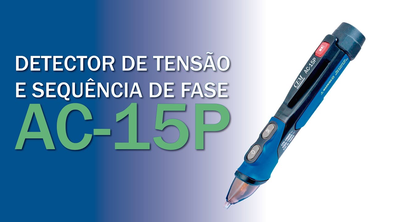 Detector de Tensão e Sequência de Fase AC-15P