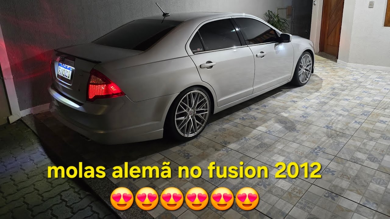 Coloquei molas eibach no ford fusion, *ABAIXOU DEMAIS* ☺️