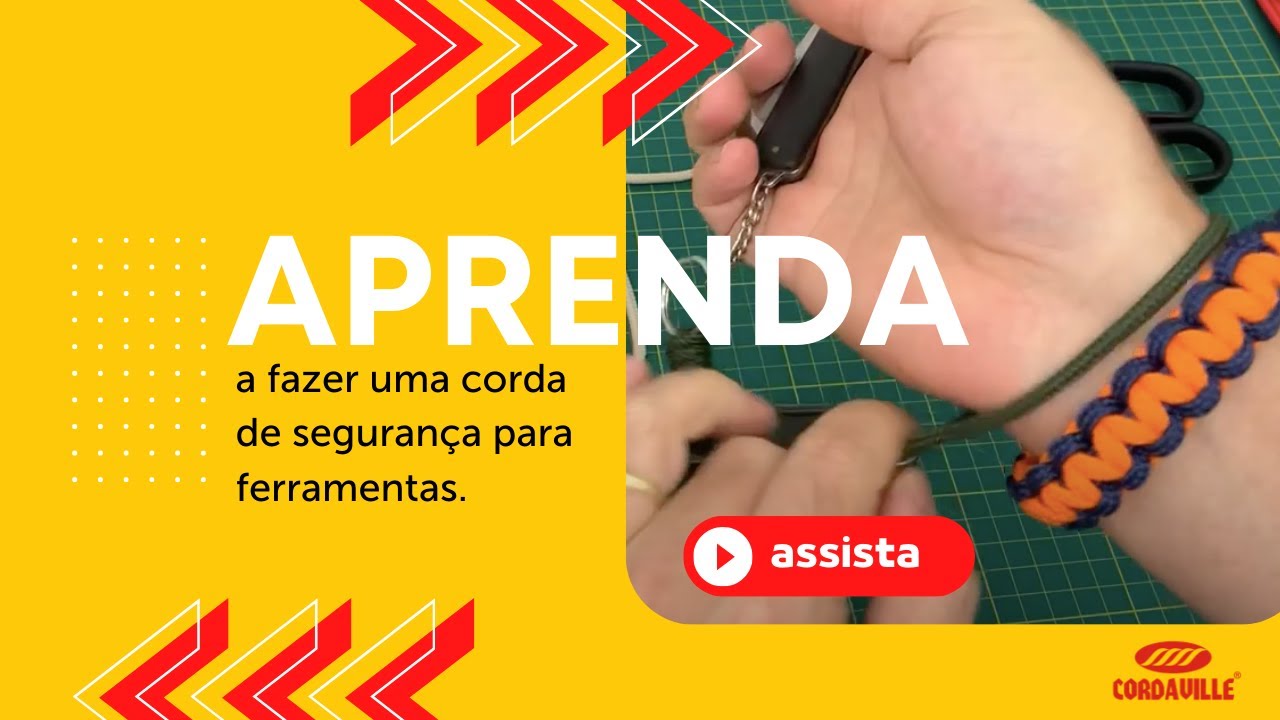 Como fazer uma corda de segurança para ferramentas.