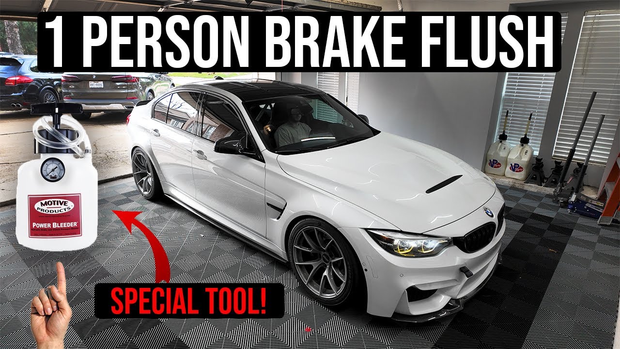 DIY Brake fluid flush on my F80 M3 | Super Easy!