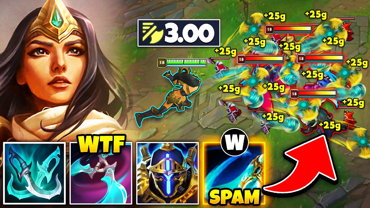 Sivir but I have so much attack speed it looks like I'm hacking (3.0 ATTACK SPEED WTF?)