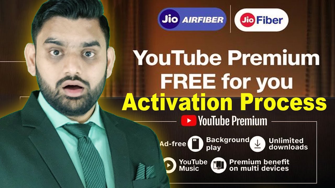 YouTube Premium Activation Process For Jio AirFIber & Jio Fiber Users | YouTube Premium Activation |