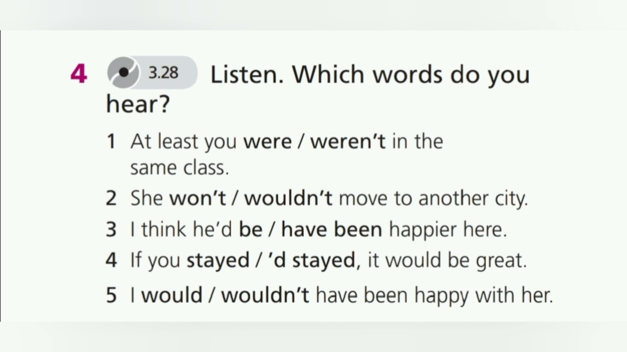 English Plus 9. Module 9.Reacting to news and sympathizing. Ex 4 p. 110