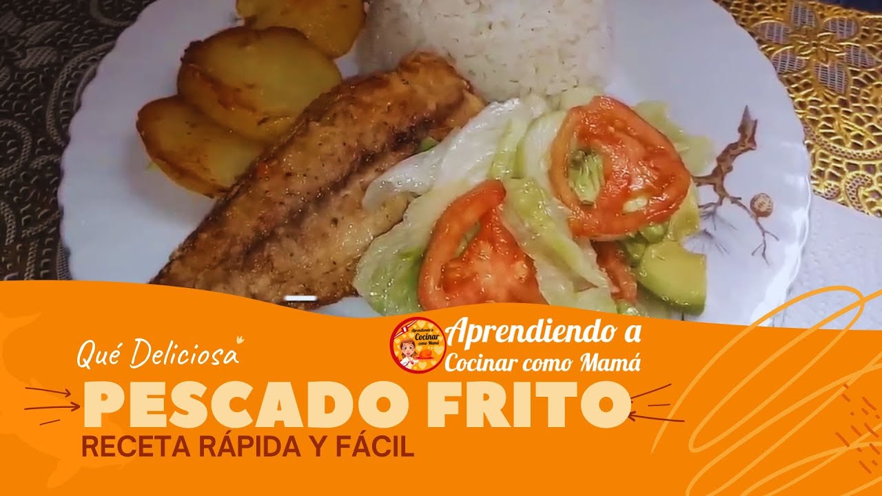 Receta Rápida PESCADO FRITO Fácil y en Minutos