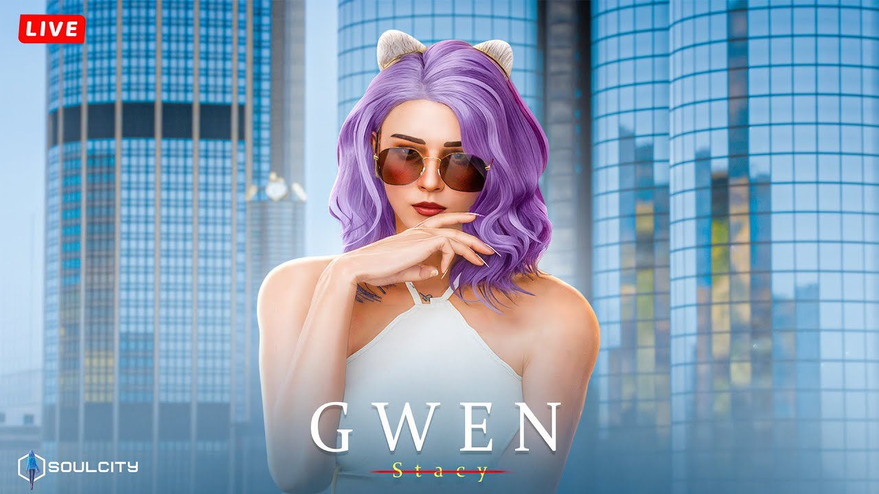 Gwen Stacy in Soulcity by ECHO RP😚#soulcity #gwenstacy #gta5 #lifeinsoulcity