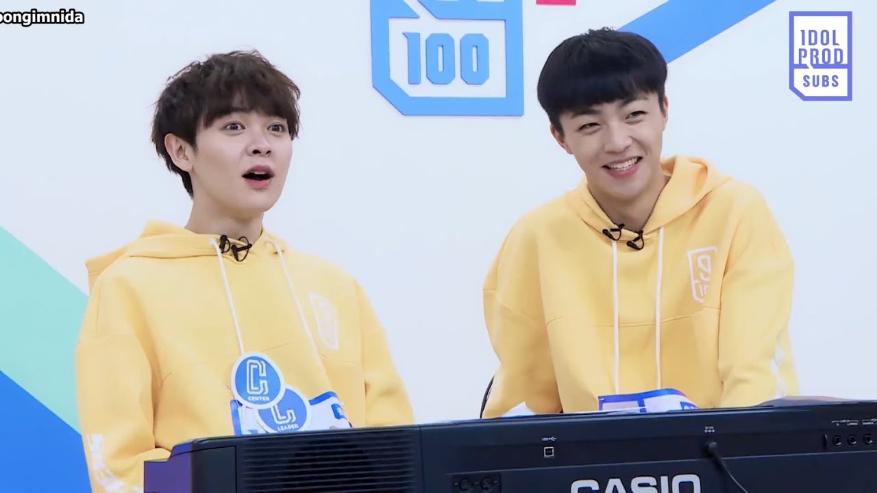 [ENG] Idol Producer EP6 Behind the Scenes: You Zhangjing being playful with Chen Linong