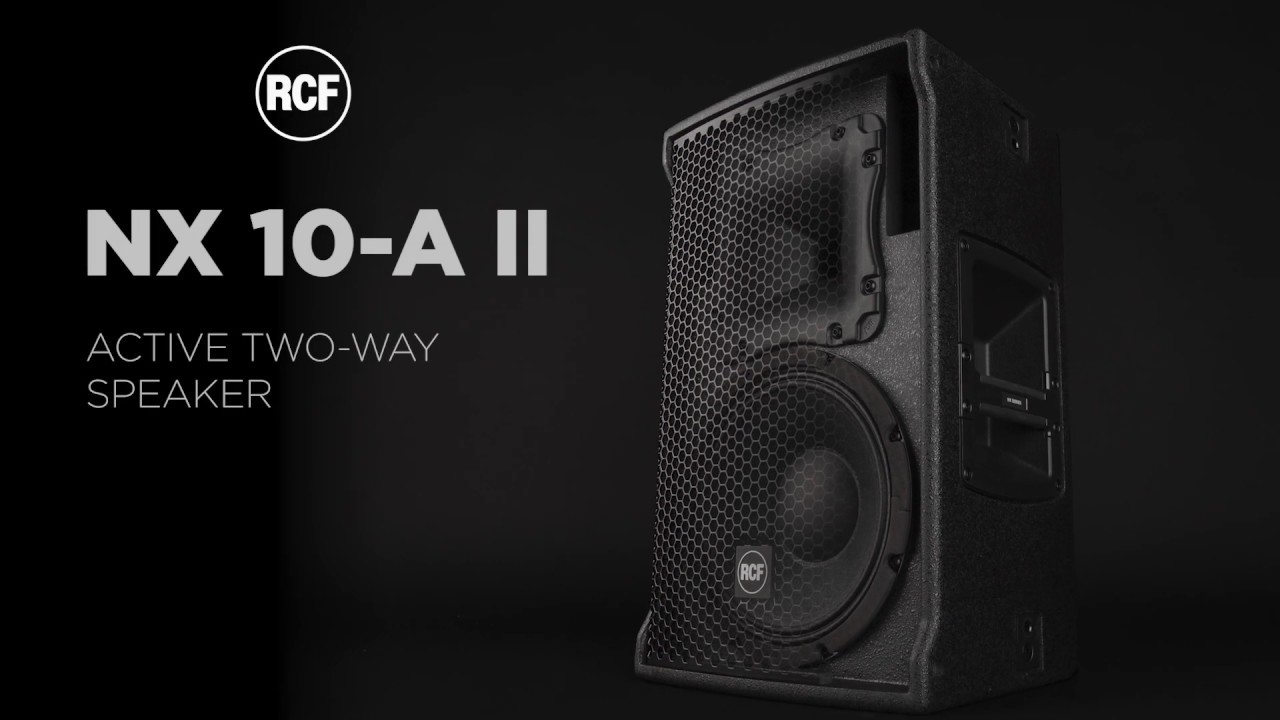 RCF NX 10-A II - ACTIVE TWO-WAY SPEAKER