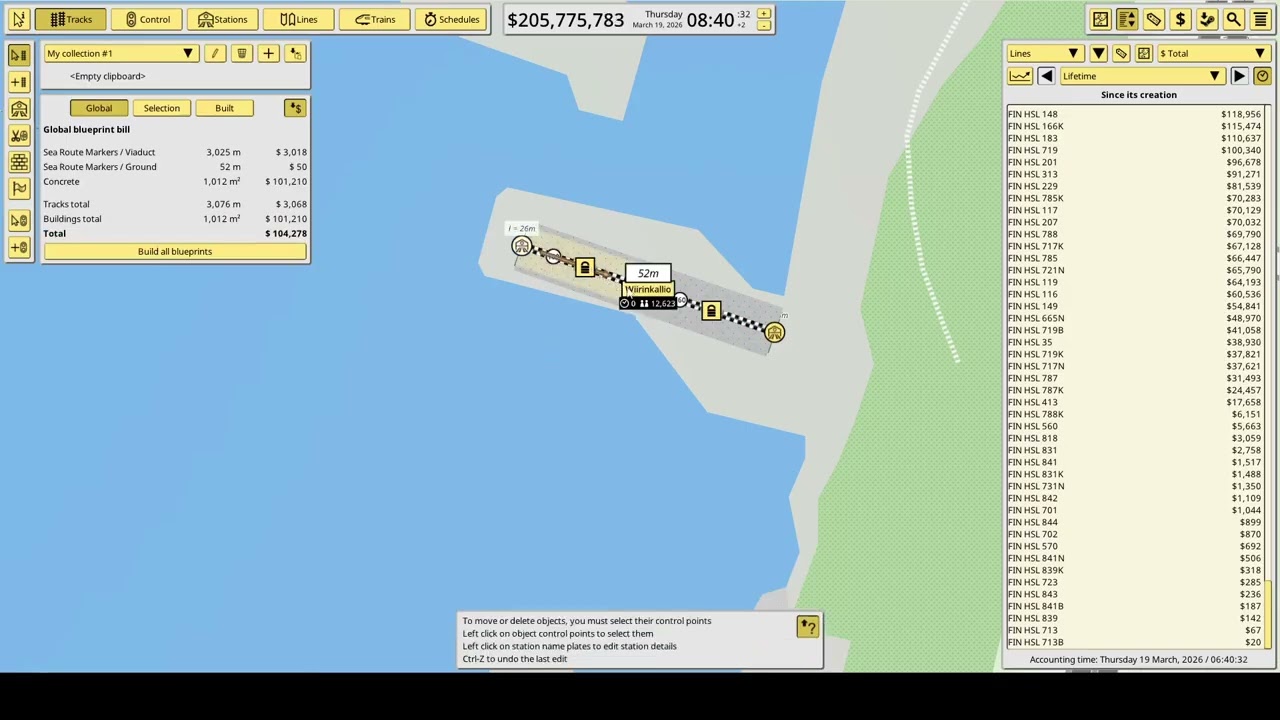 NIMBY Rails - Creating HSL Line 17