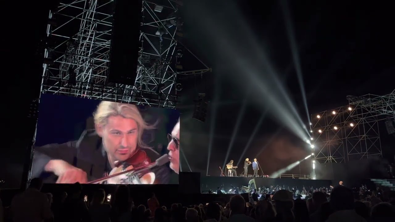 Andrea Bocelli and David Garrett - Ave Maria Schubert, live from Teatro del Silenzio 2022