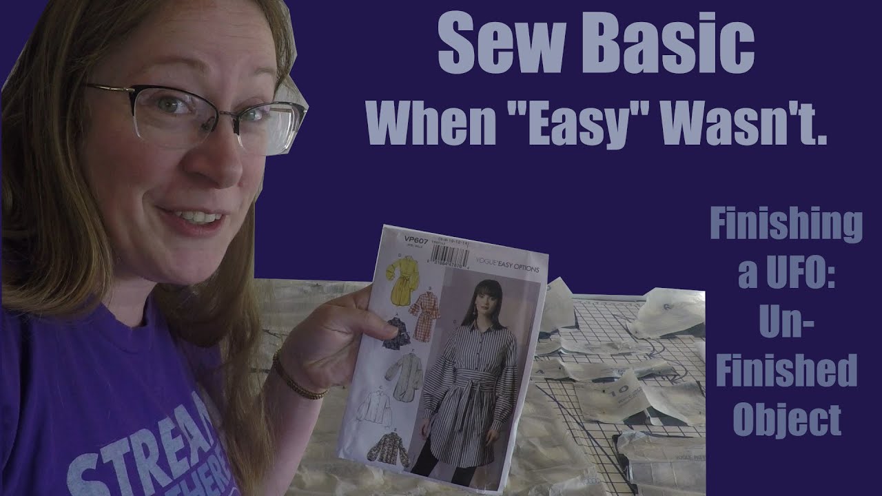 Sew Basic: Not So Simple Shirt UFO Gets Finished!