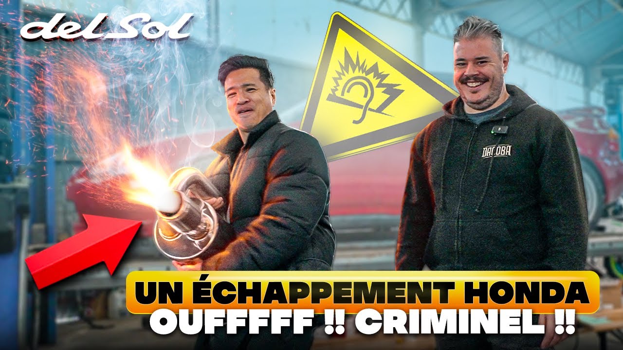 LE MEILLEUR POT D'&Eacute;CHAPPEMENT POUR HONDA 🚀 Le bruit est juste criminel...