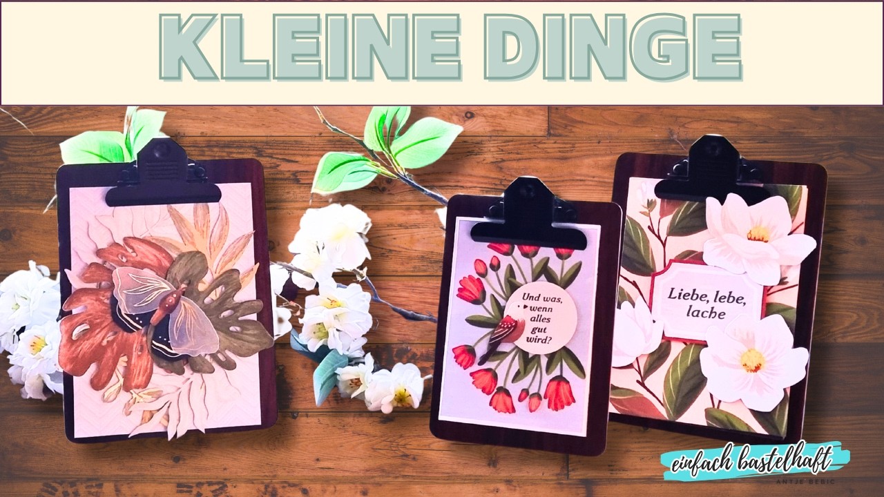 Brandneue Kreativsets spontan einmal durchgebastelt, total begeistert von den Motiven