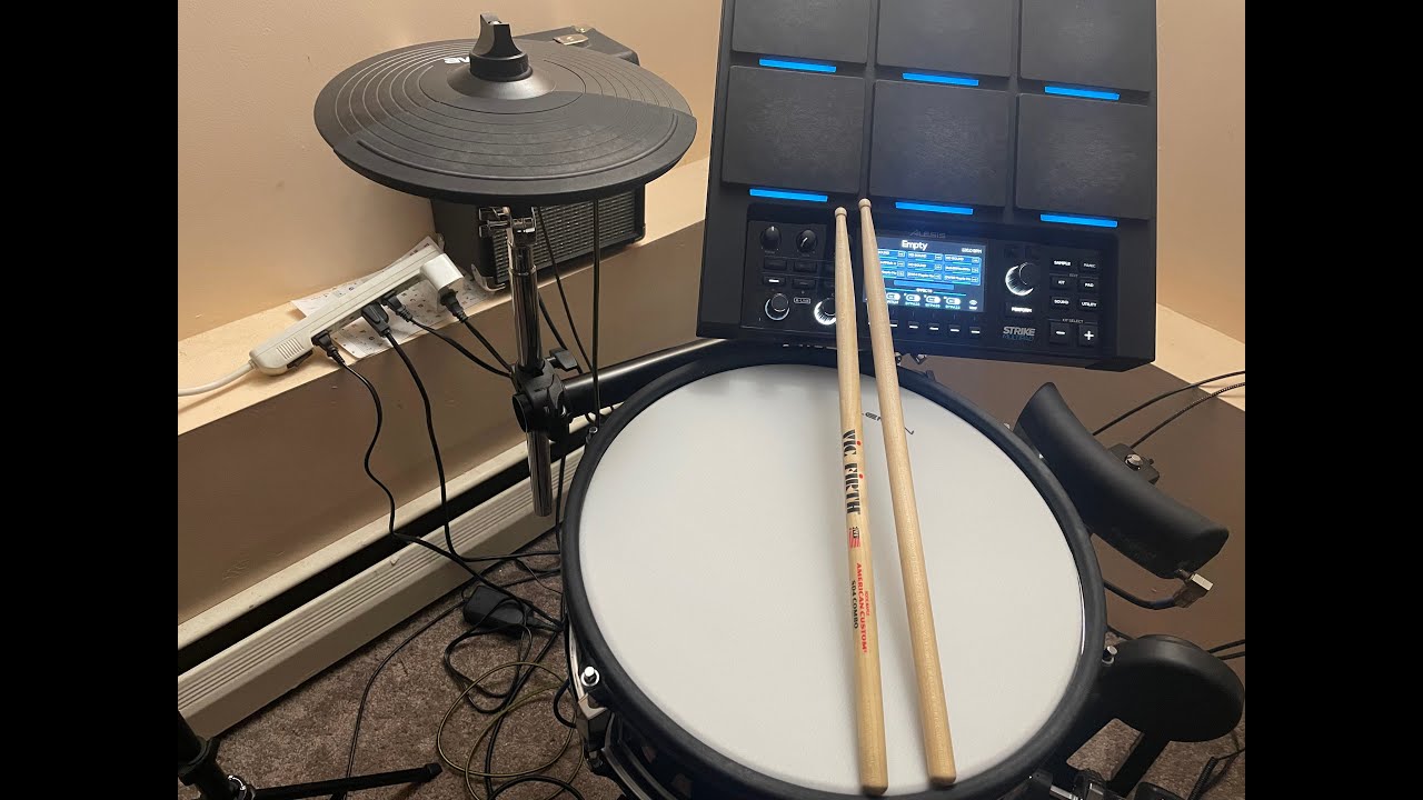 My Alesis Strike Multipad mini-kit and setup 