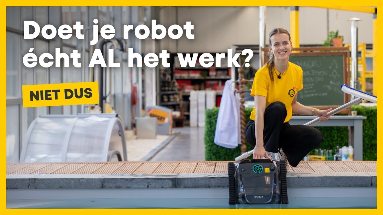 Neemt een zwembadrobot al het schoonmaakwerk uit handen?