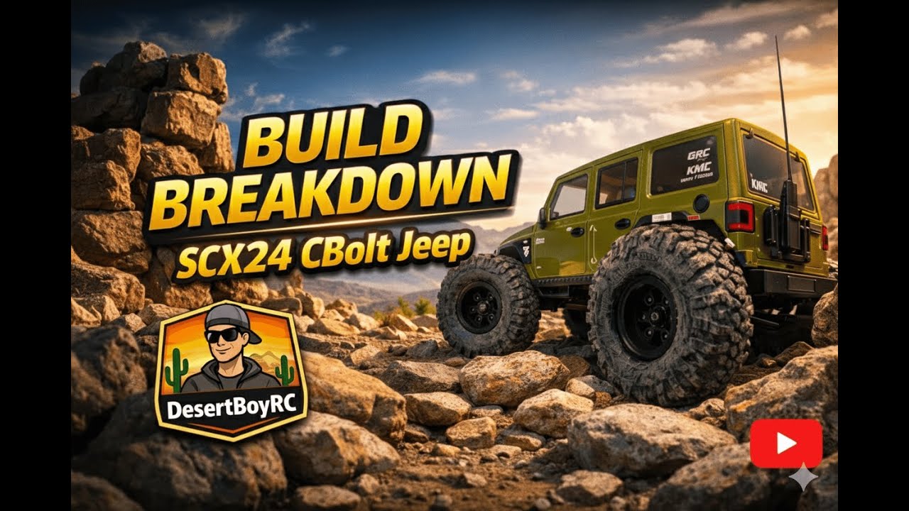 Подробный разбор проекта - сборка Jeep SCX24 CBolt + видео с ходовыми качествами