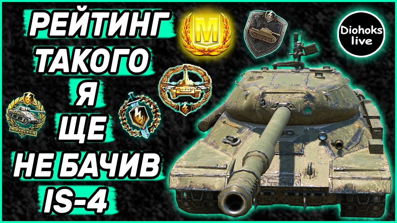 Рейтинг Такого Я Ще Не Бачив IS-4 WOT BLITZ | Бій На Майстра | World of Tanks Blitz