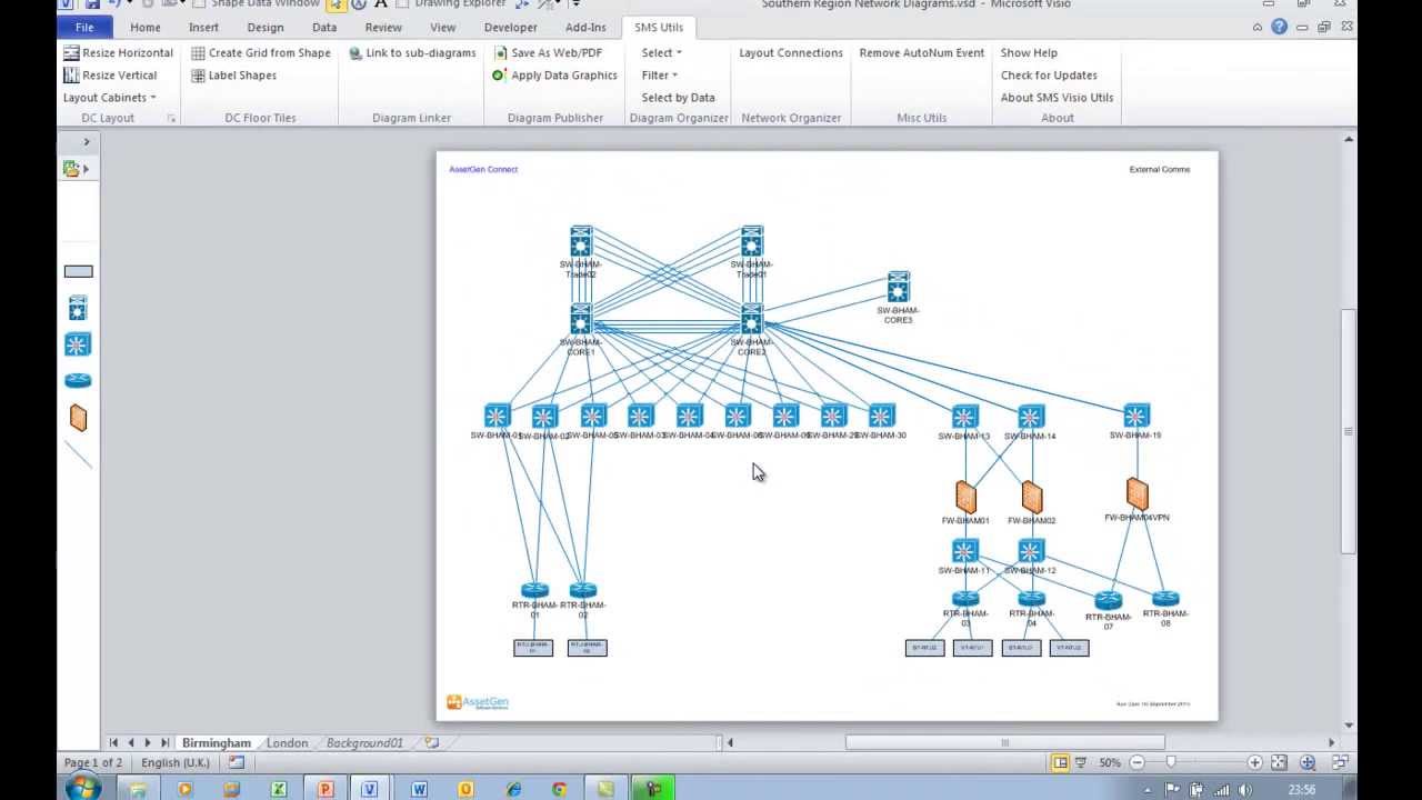Easily creating Visio diagram  