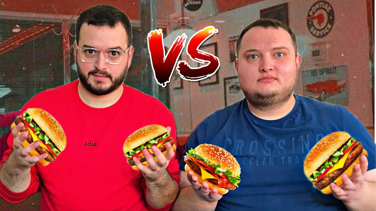 BURGER CHALLENGE VS ARIZONRR (Kush Pi Han Ma Shpejt 2 Hamburgera)!!!