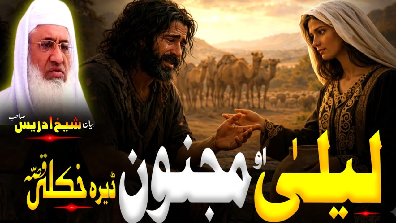 Pashto Islamic Bayan | Molana sheikh idrees Sahib bayan | لیلیٰ او مجنون ڈیرہ خکلی قصہ 
