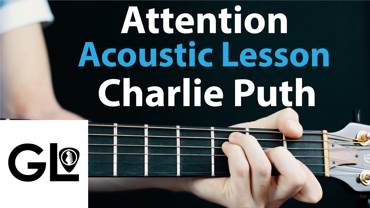 Attention - Charlie Puth: Acoustic Guitar Lesson 🎸