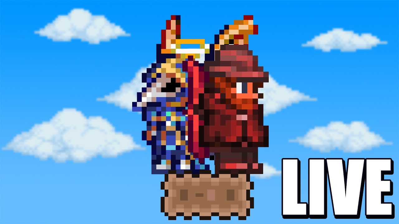 Terraria's NEW Skyblock With a Friend [part 3]